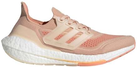 adidas Ultra Boost 21 Neutrale Schoen Dames-Roze,Wit - 36 2/3