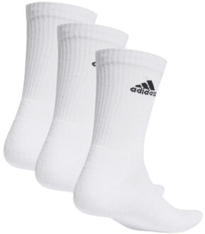 adidas Unisex adult cushioned crew socks (pak van 3) Wit - 43-46