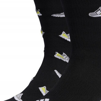 adidas Unisex adult run x ultraboost shoe love graphic sokken (set van 2) Zwart - 40