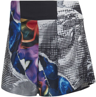 adidas US Series Printed Shorts Dames-Zwart - XS