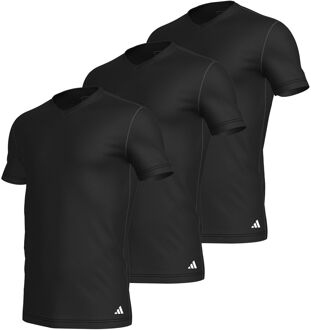adidas V-Neck Shirt Heren (3-pack) - L