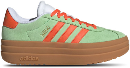 adidas Vl Court Bold Kindersneakers - Groen - Maat 38 2/3 - Leer Green