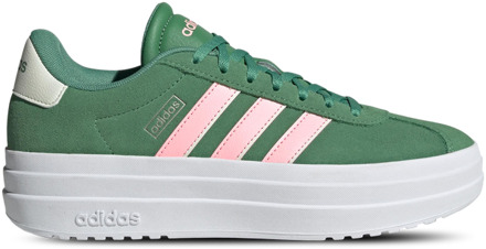 adidas Vl Court Bold Sneakers Dames - Groen - Maat 37 1/3 - Leer Green