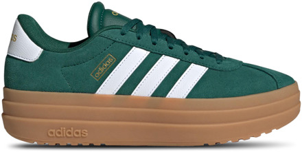 adidas Vl Court Bold Sneakers Dames - Groen - Maat 39 1/3 - Leer Green