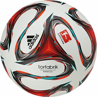 adidas Voetbal Torfabrik Officiele Wedstrijdbal Wit / Rood / Zwart - 5