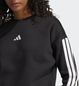 adidas w 3s fl swt sweater dames - Zwart