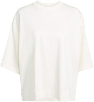 adidas w all szn sl t sport t-shirt korte mouw dames - Wit