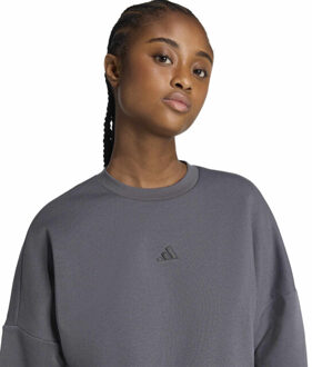 adidas w sl fc swt sweater dames - Houtskool - M
