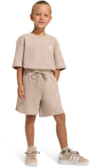 adidas Waffle Trainingspakken Peuter - Beige - Maat 99 - 104 CM - Katoen Jersey