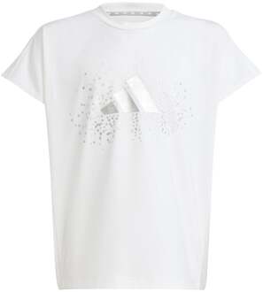 adidas Winter T-shirt Kinderen-Wit,Zilver - 152
