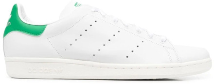 adidas Witte lage sneakers met logo Adidas , White , Heren - 42 Eu,42 1/2 Eu,44 1/2 EU