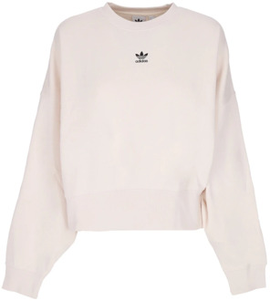 adidas Wonder White Crewneck Sweatshirt Adidas , Beige , Dames - 2XL