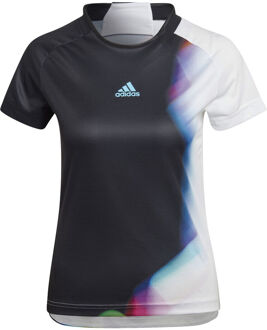 adidas World Cup T-shirt Dames-Zwart,Wit - XS
