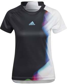 adidas World Cup T-shirt Dames-Zwart,Wit - XS