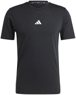 adidas Woven Logo T-shirt Heren zwart - M