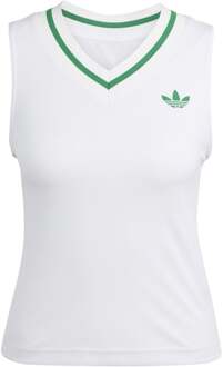 adidas Wow Pro Tanktop Dames-Wit,Groen - XS,S,M,L,XL