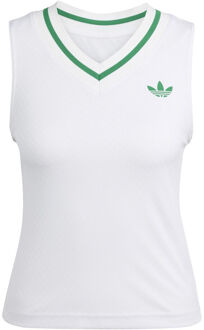 adidas Wow Pro Tanktop Dames-Wit,Groen - XS