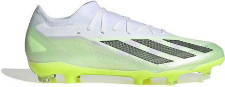 adidas x 2 fg voetbalschoenen wit/groen heren - 41