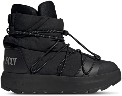 adidas X Moon Boot Ace Mid Laarzen Dames - Zwart - Maat 40 2/3 - Mesh/Synthetisch Black