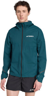 adidas XPR Light Regenjack Heren donkergroen - S