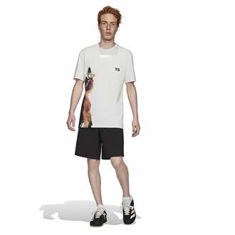 adidas Y-3 T-shirt Heren-Crème,Veelkleurig - L