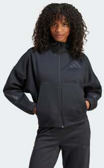 adidas Z.n.e. Full-zip Hoodies Dames - Zwart - Maat 34/XS - Poly Mesh Black
