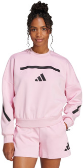 adidas Z.n.e. Sweatshirts Dames - Roze - Maat 40 - Poly Mesh Pink