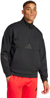 adidas Z.n.e. Sweatshirts Heren - Zwart - Maat S - Poly Mesh Black
