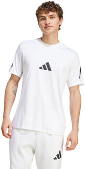 adidas Z.n.e. T-shirts Heren - Wit - Maat XS - Katoen White