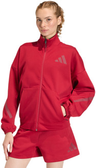 adidas Z.n.e. Track Top Trainingspakken Dames - Rood - Maat 32 - Poly Mesh Red