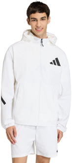 adidas Z.n.e. Woven Track Top Trainingspakken Heren - Wit - Maat XXL - Nylon White