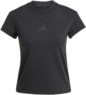 adidas Zone BB T-shirt Dames-Zwart - XS