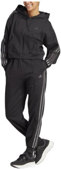 adidas Zwarte Energize Trainingspak Adidas , Black , Dames - XL