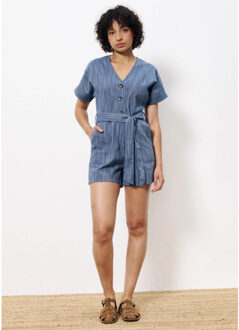 Adila playsuit gestreept - maat S Blauw
