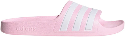 Adilette Aqua Slippers Junior roze - wit - 34