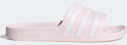 Adilette Aqua Slippers Senior roze - wit - 42