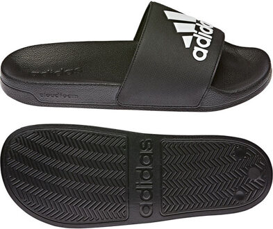 Adilette Shower Slippers zwart - wit - 44 1/2