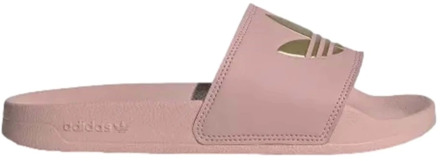 Adilette slipper met logo Roze - 39