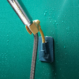 Adjustable 360 Degree Shower Head Holder Flexible Self-Adhesive Sticker Shower Hose Holder Wall Mounted Hand Held Shower Bracket