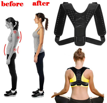 Adjustable Back Posture Corrector Clavicle Spine Back Shoulder Lumbar Posture Correction Brace Support Belt Mens Womens