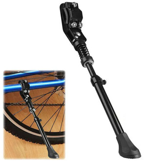 Adjustable Bicycle Kickstand 30-36cm Mountain Bike MTB Aluminum Side Rear Kick Stand Solid and Reliable Bicycle Accessories