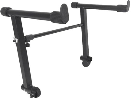Adjustable Black Heightening Electronic Piano Rack Stand Keyboard Support Holder