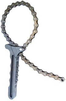 Adjustable Car Engine Oil Filter Aluminum + Steel Chain Grip Key Wrench Remover Tools Car Repair Tools