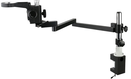 Adjustable Direction Articulating Arm Pillar Clamp Holder Bracket Arm 76mm Microscope Stand For Stereo Trinocular Microscope
