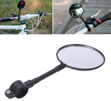Adjustable Flexible Bicycle Mirror Cycling Rear View Convex Universal Mountain Bike Handlebar Rearview Mirror