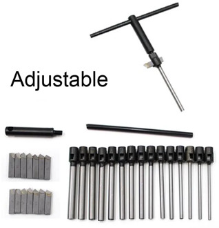 Adjustable Hard Alloy Grinding Reamer Handle Cutter Bar Stick Holder for Motorcycle Valve Diamond Car Engine Valve Seat Repair