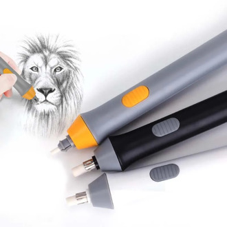 Adjustable Highlight Electric Eraser Professional Electronic Pencil Rubber For Sketch Painting Drawing with 22pc Rubber Refills