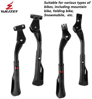 Adjustable MTB/Snow/folding Bicycle Kickstand Parking Rack Support Side Kick Stand Foot Brace Cycling Parts 20-29inch Bike Holde