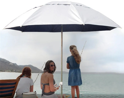 Adjustable Outdoor Parasol Sun Shade Umbrella for Fishing Beach Patio Tilting Tilt Umbrella Parasol Protection Ultraviolet-proof