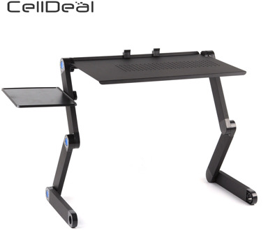 Adjustable Portable Folding Laptop Desk Computer Table Stand Tray for Bed Useful Side Tables Furniture Living Room Table